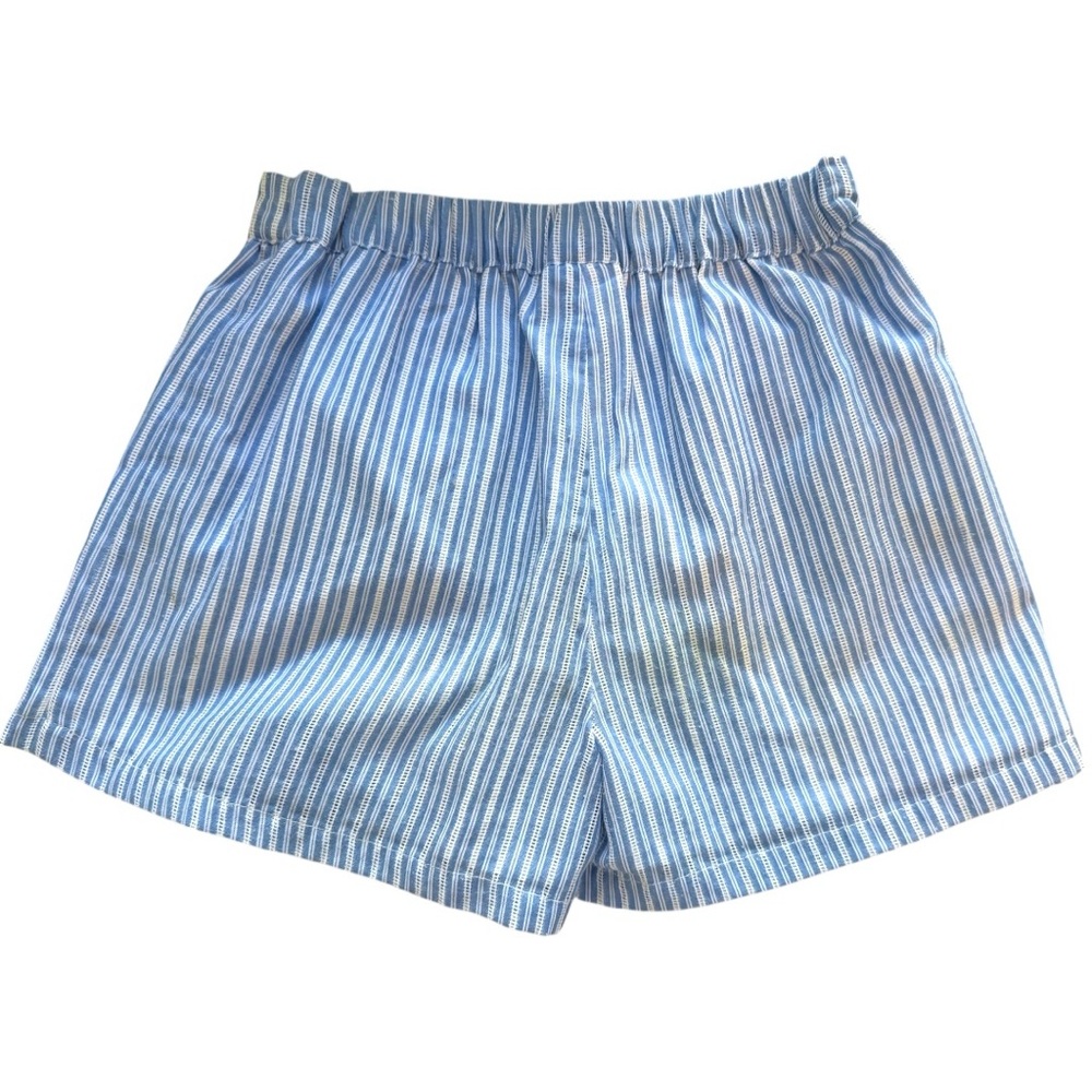 Mayoral Girls Blue Striped Ruffle Skort Shorts Size 6 116cm - Picture 3 of 5